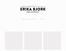 Tablet Screenshot of erikabjork.com